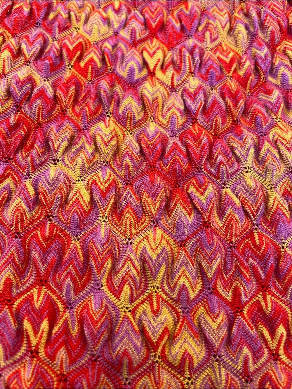 Missoni Pink Multi-Color Patterned Knit Tank - Picture 5 of 6